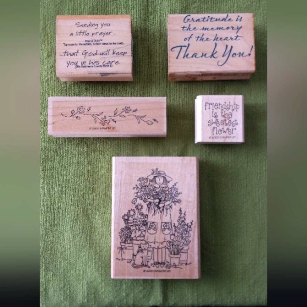 STAMPIN' UP, HERO ARTS,MY SENTINENTS EXACTLY RUBBER STAMPS